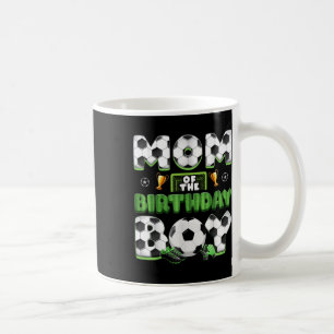 Mama und Papa der Fußballgruppe des Geburtstagsjun Kaffeetasse