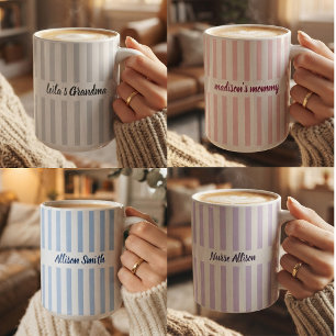 Mama und Papa   Moderne Schrift Mama und Papa indi Kaffeetasse