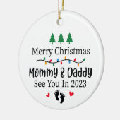 Mama und Papa Weihnachtsschmuck Baby 2023 (Links)