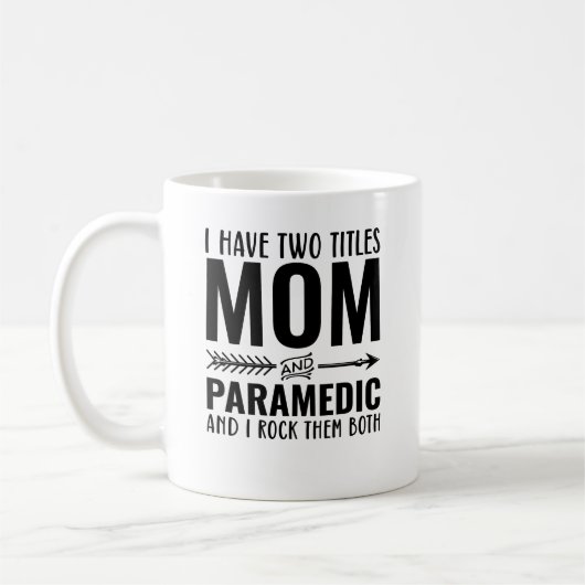 Mama und paramedizinische Funny Kaffeetasse (Links)