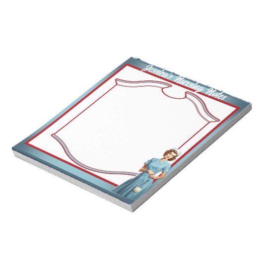 Mama und Pflege Notizblock (Rotiert)