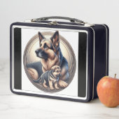 Mama und Pup 01X Metall Brotdose (Beispiel)