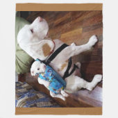 MAMA und PUP Fleecedecke (Vorderseite)