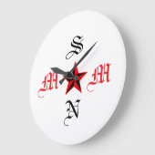 MAMA und SON - Großwanduhr Große Wanduhr (Winkel)