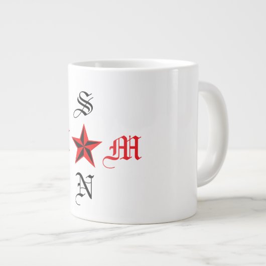 MAMA UND SON Jumbo-Tasse (Vorderseite Rechts)