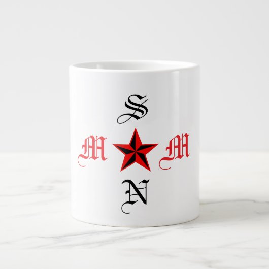 MAMA UND SON Jumbo-Tasse (Vorderseite)