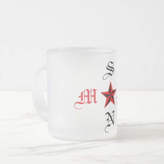 MAMA UND SON MATTGLASTASSE (Vorderseite Links)