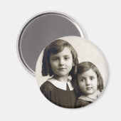 Mama und Tante Janis als Young Girls Magnet (Vorderseite/Rückseite)