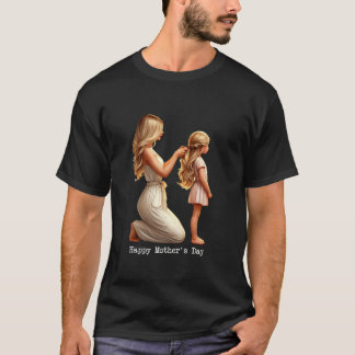 Mama und Tochter glückliche Mütter Tag Mama Ehefra T-Shirt