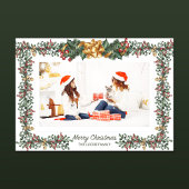 Mama und Tochter Mistletoe Weihnachtskarte Einladung