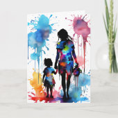 Mama und Tochter | Muttertag Karte (Vorderseite)