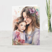 Mama und Tochter | Muttertag Karte (Vorderseite)