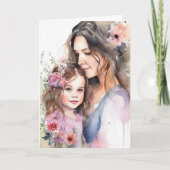 Mama und Tochter | Muttertag Karte (Vorderseite)