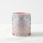 Mama und Tochter Rosa Tasse (Zentrum)