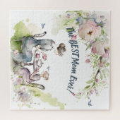 Mama und Tochter Tea Party Puzzle (Horizontal)