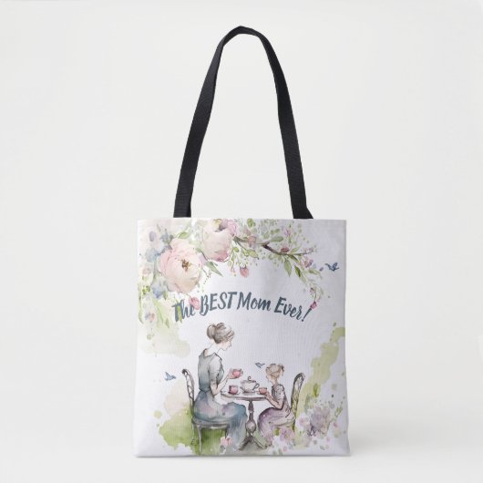 Mama und Tochter Tea Party Tasche (Vorderseite)