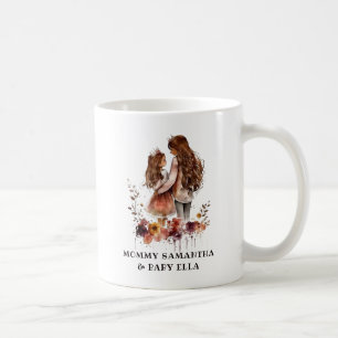 Mama und Tochter von Aquarellen (1) Kaffeetasse