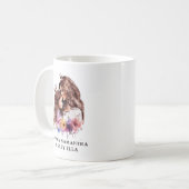Mama und Tochter von Aquarellen (3) Kaffeetasse (Vorderseite Links)