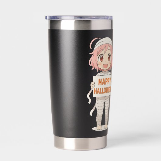 Mama- und Vampirmädchen aus niedlichen Tieren Thermobecher (Rechts)