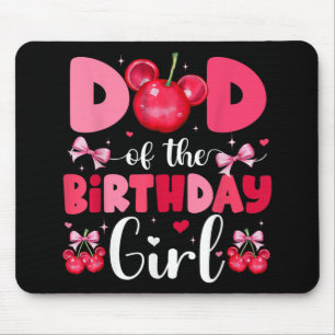 Mama und Vater der Geburt-Familie Cherry Bow Mousepad