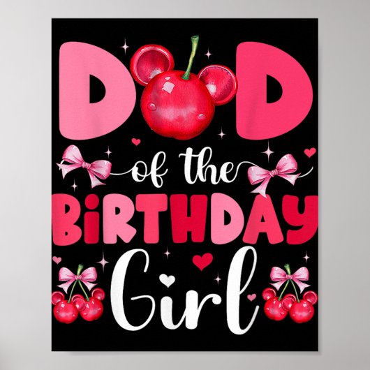 Mama und Vater der Geburt-Familie Cherry Bow Poster (Vorne)