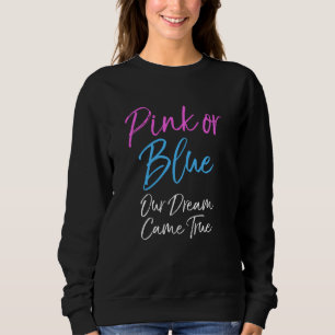 Mama und Vater des Geschlechts Rosa oder Blau Unse Sweatshirt