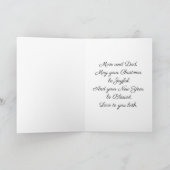 Mama und Vater Feiertagskarte (Innenseite)