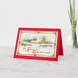 Mama und Vater Feiertagskarte