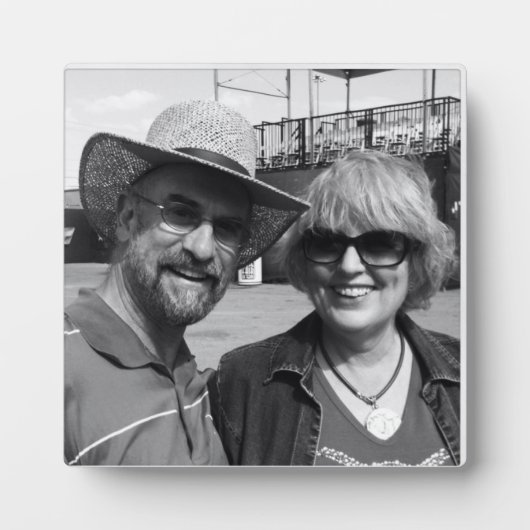 Mama und Vater Fotoplatte (Vorderseite)