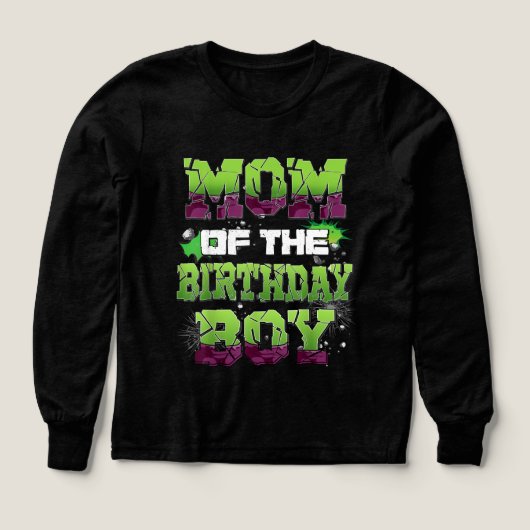 Mama und Vater Geburtstagsjunge Familie Matching (Design Vorderseite)