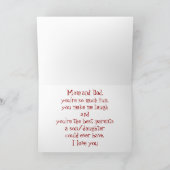 Mama und Vater Karte (Innenseite)