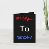 Mama und Vater kommen! Humorale Grußkarte Karte (Vorderseite)