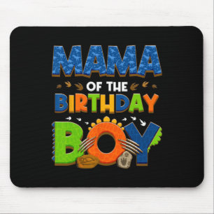 Mama und Vater Mama Geburtstag Boy Dinosaurier Fam Mousepad