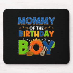 Mama und Vater Mommy Geburtstag Boy Dinosaur Famil Mousepad