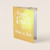 Mama und Vater - OSTERREAL FOLIE Folienkarte (Vorderseite)