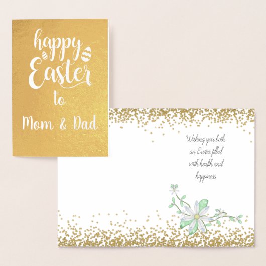 Mama und Vater - OSTERREAL FOLIE Folienkarte (Anzeige)