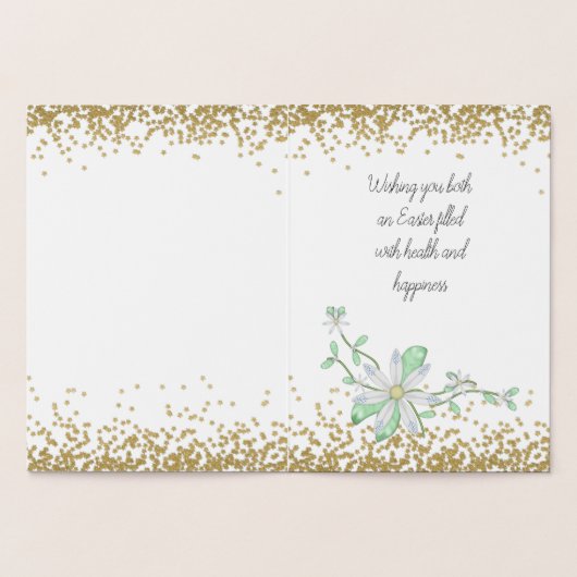 Mama und Vater - OSTERREAL FOLIE Folienkarte (Innenseite)