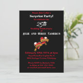 Mama und Vater Party zum Jahrestag Einladung (Stehend Vorderseite)