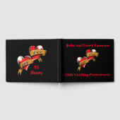 Mama und Vater Party zum Jahrestag Gästebuch (Voll)