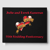 Mama und Vater Party zum Jahrestag Gästebuch (Vorderseite)