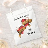 Mama und Vater Party zum Jahrestag Geschenktütchen (Ausgeschnitten)