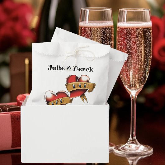 Mama und Vater Party zum Jahrestag Geschenktütchen