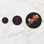 Mama und Vater Party zum Jahrestag Konfetti (Vorderseiten)