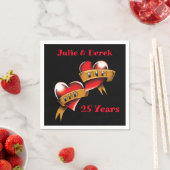 Mama und Vater Party zum Jahrestag Serviette (Beispiel)