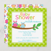 Mama- und Vater-Schalen mit Babyschale-Neutral-Bab Einladung (Vorne/Hinten)