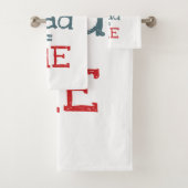 Mama und Vater sind Ich Badhandtuch Set (Insitu)