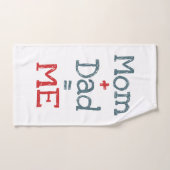 Mama und Vater sind Ich Badhandtuch Set (Handtuch)