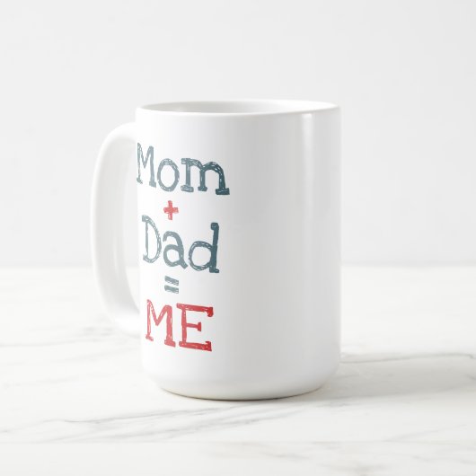 Mama und Vater sind Ich Kaffeetasse (Vorderseite Links)