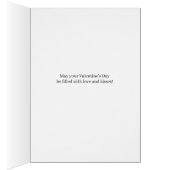 Mama und Vater Sweet Leckereien Valentinstag Card (Innen (Rechts))