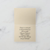 Mama und Vater Weihnachten Karte (Innenseite)